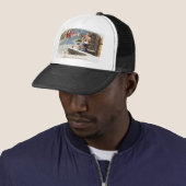Casquette Père Noël Vintage (En situation)