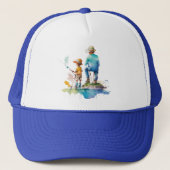 Casquette Père Son Pêche souvenirs (Devant)