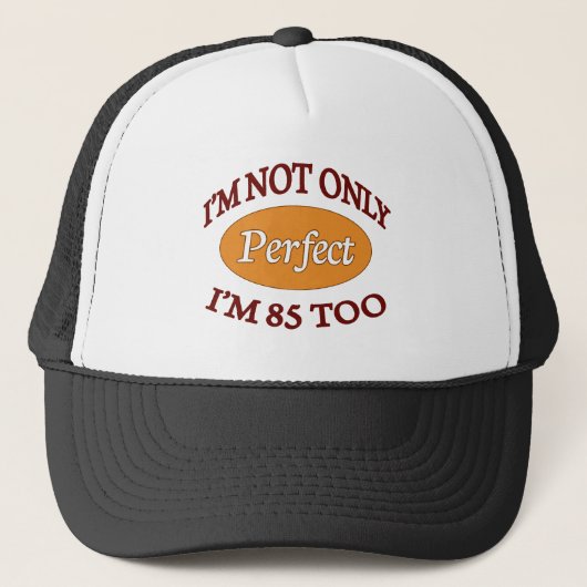 Casquette Perfectionnez 85 ans (Devant)