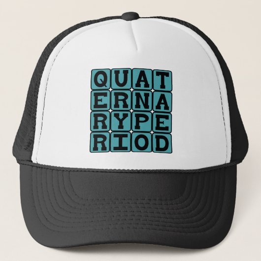 Casquette Période quaternaire, ère géologique (Devant)