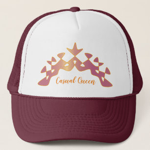 Casquette Perpétuelle "Reine Décontractée" Couronne orange B