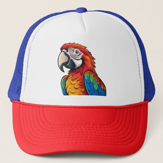 Casquette perroquet ara (Devant)