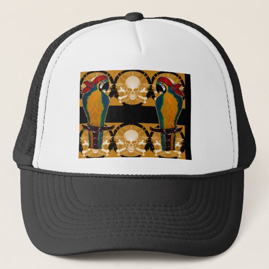 Casquette Perroquets de pirates (Devant)
