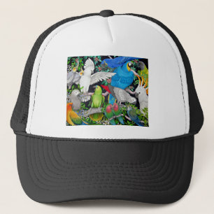 Casquette Perroquets du monde