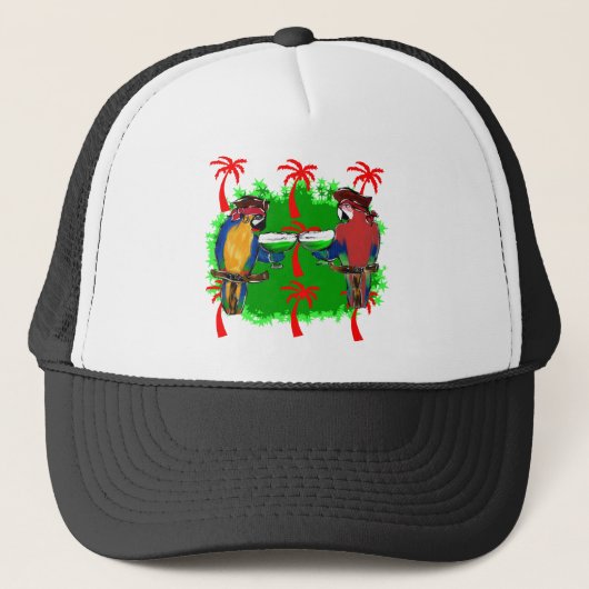 CASQUETTE PERROQUETS PIRATES (Devant)