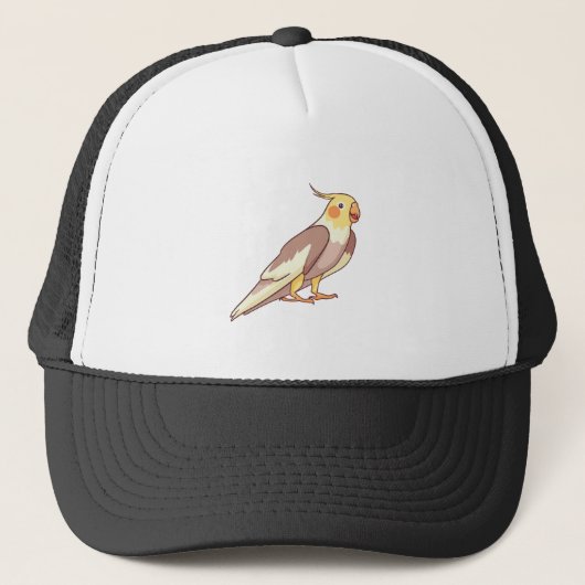 Casquette Perruche oiseau cockatiel (Devant)