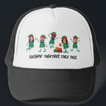 Casquette Personalized Funny Face Photo Christmas Elf<br><div class="desc">Get into the festive spirit with our Family and Friends Custom Elf Face Matching T-shirts for Christmas! Personalize the T-shirt with adorable elf designs, and add your family’s faces to make it uniquely yours. This shirt is perfect for family photos or holiday gatherings. Ideal for family Christmas parties, group events,...</div>
