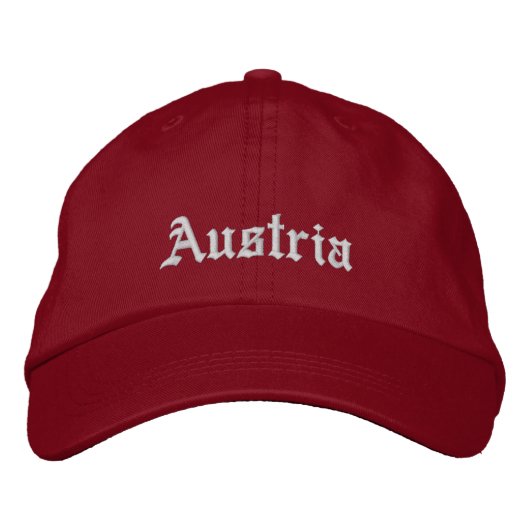 Casquette personnalisé Autriche (Devant)