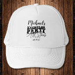 Casquette personnalisé | Bachelor Party Toutes les<br><div class="desc">Casquette personnalisé | Bachelor Party All Stars Les casquettes personnalisés sont les gardiens parfaits pour vos amis de se souvenir de votre journée spéciale. Bravo à une soirée de bachelor ALL STARS amusante et mémorable ! Ajoutez votre libellé personnalisé à cette conception à l'aide des cases "Modifier ce modèle de...</div>