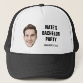 Casquette Personnalisé Face Groom Groomsmans Bachelor Party (Devant)