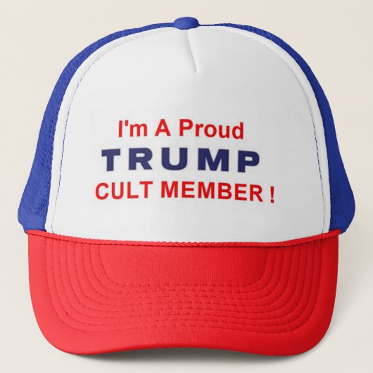 Casquette Personnalisé Fier Trump Cult Membre (Devant)