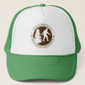 Casquette Personnalisé Funny Sasquatch Emplacement et recher (Devant)