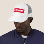 Casquette Personnalisé Gras Gros Texte Femme Mens Unisex Séc<br><div class="desc">Custom Ajouter Image Entreprise Logo Bold Police Big Large Text Here Modern Elegant Modèle Mens Femmes Unisex Membre Sécurité Noir / Rouge / Blanc Baseball Casquette / Trucker Chapeau.</div>