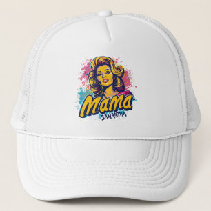 Casquette Personnalisé Retro Mama Pop Art (14) Chapeau de ca