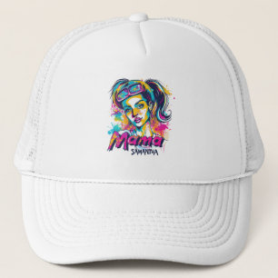 Casquette Personnalisé Retro Mama Pop Art (18) Chapeau de ca