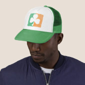 Casquette personnalisé Shamrock irlandais (En situation)