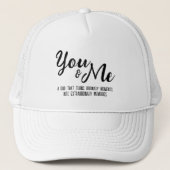 Casquette Personnalisé vous & moi (Devant)