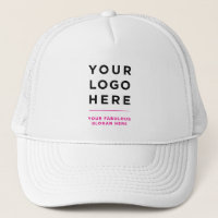 Casquette personnalisée avec logo rose et texte sa