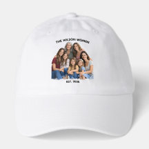 Casquette personnalisée avec photo de famille de f