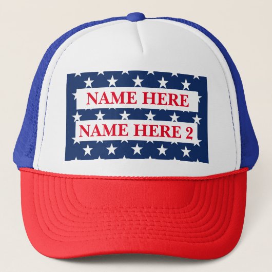 Casquette Personnaliser le nom de l'élection  (Devant)