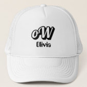 Casquette Personnaliser Monogramme Nom (Devant)