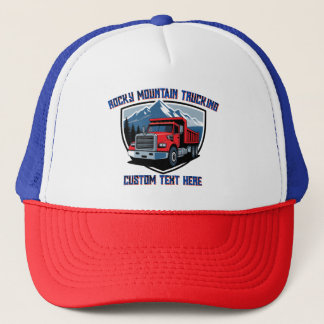 Casquette Personnaliser Promo Camion Rouge de Forêt de Monta