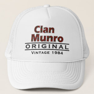 Casquette Personnaliser vintage de Munro de clan votre