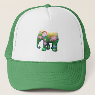 Casquette Personnalisez les fleurs animales de l'Afrique de