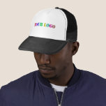 Casquette Personnalisez votre logo ou votre chapeau photo de<br><div class="desc">Casquette personnalisé avec votre entreprise Logo ou Photo / Texte Promotionnel Business ou moderne Personal Trucker Hast / Gift - Ajouter votre logo - Image - Photo ou QR code / ou Texte / Information - Redimensionner et déplacer des éléments avec outil de personnalisation. Veuillez utiliser votre logo - image...</div>