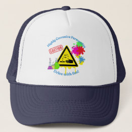Casquette Personnalité Très Corrosive Classe 8 ADR Camionneu
