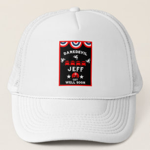 Casquette Personne maladroite à la jambe cassée se tirer bie