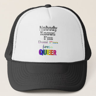 Casquette Personne ne sait que je suis Demi Pan SM Sapio QUE