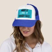 Casquette Personne n'échoue (En situation)