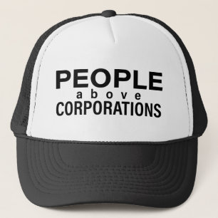 Casquette personnes au-dessus des sociétés