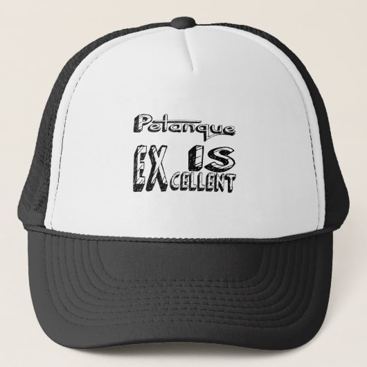Casquette Petanque est excellent (Devant)