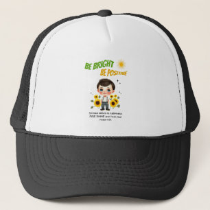 Casquette Petit garçon avec tournesol