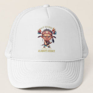 Casquette Petit Indien Je ne suis pas têtu Mon chemin toujou