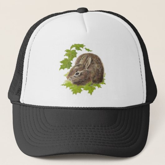 Casquette Petit Lapin, Lapin, Nature Animale, Faune (Devant)