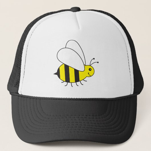 Casquette Petite abeille drôle de miel mignonne (Devant)