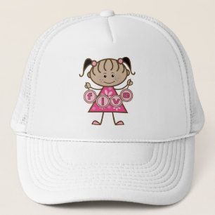 Casquette Petite fille 5e anniversaire Tshirts et cadeaux