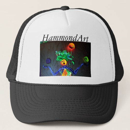 Casquette Petty Dripps Jugggles. HammondArt Trucker Hat (Devant)