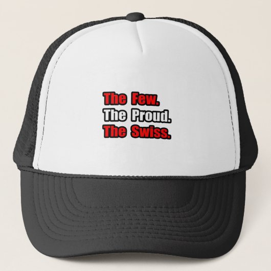 Casquette Peu de Suisse fière (Devant)