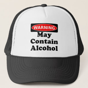 Casquette Peut contenir l'alcool