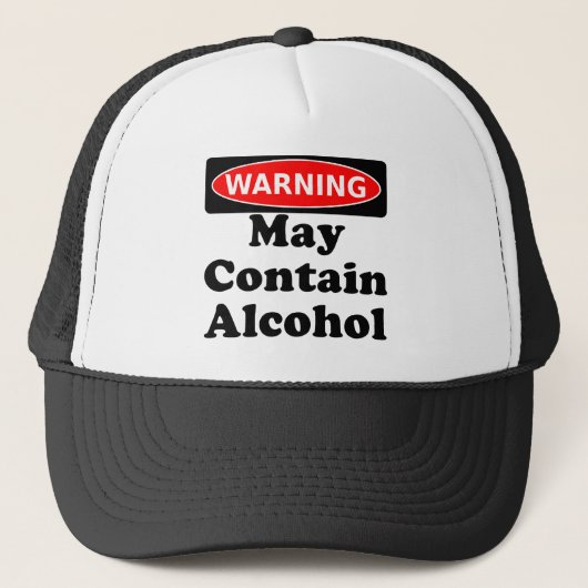 Casquette Peut contenir l'alcool (Devant)
