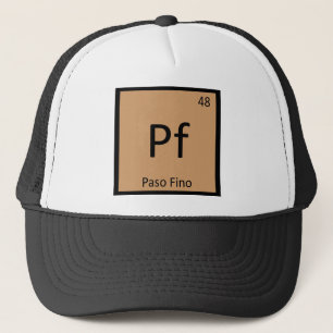 Casquette Pf - Paso Fino T-shirt drôle de symbole d'élément
