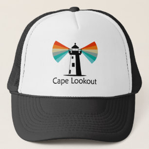 Casquette Phare de Cape Lookout Caroline du Nord Arc-en-ciel