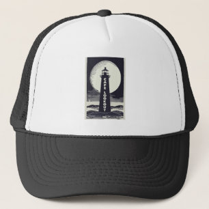 Casquette Phare de Cape Lookout Caroline du Nord Lune
