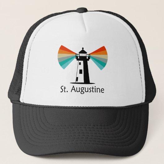 Casquette Phare de St. Augustine Floride Arc-en-ciel (Devant)