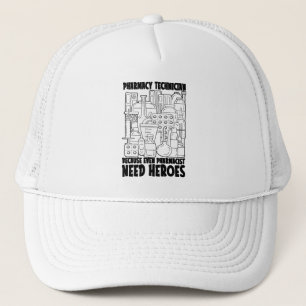 Casquette Pharmaciste Besoin de héros Médecine Pharmacie Tec