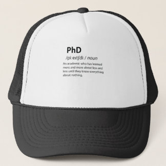Casquette PhD Drôle Dictionnaire Définition